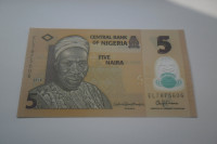 BANKOVEC NIGERIJA 5 NAIRA 2018 UNC
