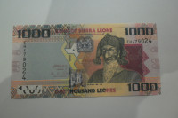 Bankovec SIERRA  LEONE  1000 leones 2013 UNC