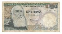 BELGIJSKI KONGO  100 frankov  1956  F/VF