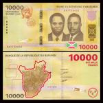 Burundi 10.000 frankov / 10000 francs 2015  P-54  UNC