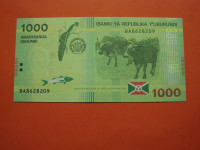 BURUNDI 2015/16 - 1000 FRANKOV - PRODAM