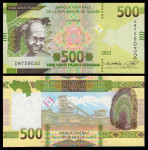 GVINEJA - 500 francs 2022 UNC