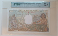 Djibouti / French Somaliland 1000 Francs 1938 PMG 30
