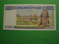 DŽIBUTI (DJIBOUTI) 2021 - 2000 FRANKOV - PRODAM