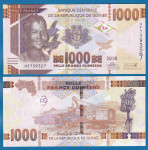 GVINEJA  1000 frankov  2018 UNC
