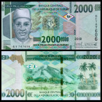 GVINEJA 2.000 francs 2018 UNC