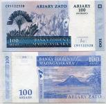 MADAGASKAR 100 ariary 2004/2016 UNC nov podpis