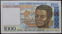 Madagaskar - 1000 francs - 1994