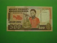 MADAGASKAR 1988 - 500 FRANKOV - PRODAM