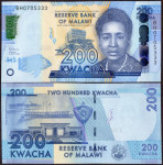 MALAWI 200 kwacha 2020 UNC riba