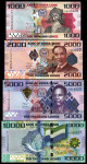 SIERRA LEONE, letnik 2016-2018, cel set : 1000 - 10.000 leones UNC