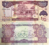Somaliland 1.000 shillings / 1000 šilingov 2014 UNC