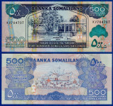 Somaliland 500 shillings / 500 šilingov 2011 UNC