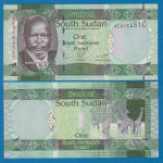 South Sudan 1 pound 2011 UNC žirafe  (Južni Sudan)