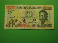 TANZANIJA (TANZANIA) 1990 - 1000 ŠILINGOV - PRODAM
