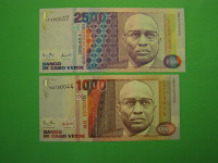 ZELENORTSKI OTOKI (CABO VERDE) 1989 - 1000 in 2500 ESCUDOS - PRODAM