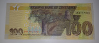 Zimbabve 100$ / 100 dolarjev 2023 unc