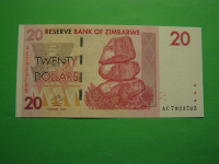 ZIMBABWE 2007 - 20 DOLARJEV - PRODAM