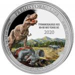 1 oz SREBRNIK Kongo Prehistoric Life Tyrannosaurus 2020 Congo (otaku)