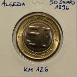 Alžirija 50 Dinars 1996