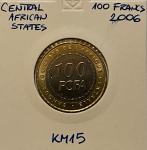 Centralna Afrika 100 Francs 2006