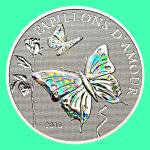 ČUDOVIT SREBRNIK »METULJ LJUBEZNI« prodam