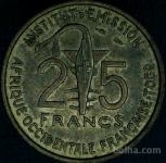 LaZooRo: Francoska Zahodna Afrika 25 Francs 1957 UNC