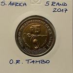 Južna Afrika 5 Rand 2017 Tambo
