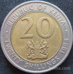 LaZooRo: Kenija 20 Shillings 1998 XF