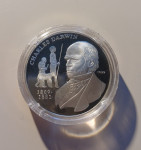 KONGO srebrnik "CHARLES DARWIN" 1000 Francs 1992