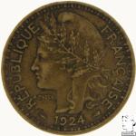 LaZooRo: Togo 2 Francs 1924 XF