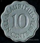 LaZooRo: Mavricij 10 Cents 1971 XF