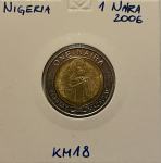 Nigerija 1 in 2 Naira 2006