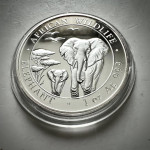 ‼️REDEK 1 OZ SREBRNIK SOMALIJSKI SLON 2015 somalia elephant (otaku)