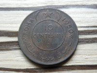Somalija 10 centesimi 1950