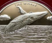 1 oz Srebrnik Congo KONGO The Whale 2020 unča investicijski  (otaku)