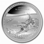 Srebrnik Congo 2022 1 oz Prehistoric Life LIOPLEURODON (trezor)