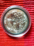 Srebrnik, Rwanda, 2013, African ounce, Cheetah - UNC