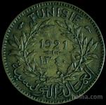 LaZooRo: Tunizija 1 Franc 1921 XF