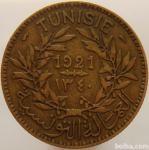 LaZooRo: Tunizija 2 Francs 1921 VF/XF a