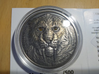 OZ ZOBATI TIGER SMILODON BURKINA FASO 2013 ANTIK FINISH NOVO AKCIJA
