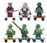 ninja želve turtles figure lego kompatibilne
