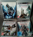 4x PS3: Assassin's Creed - 4 akcijske igre za Playstation 3