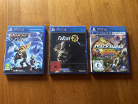 Playstation 4 5 igre Fallout 76 Ratchet and Clank Trackmania