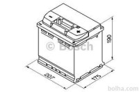 Akumulator Bosch S4 52 Ah D+