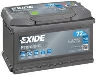 Akumulator Exide EA722 72 Ah D+
