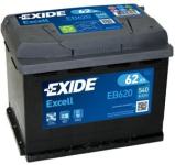 Akumulator Exide EB620 62 Ah D+