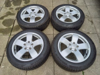 ALU 16 col, 5x112+ M+S gume 205 55 16 (7 mm)