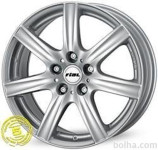 Aluminijasto platišče 4x100 ET43 5,5x14 RIAL DAVOS srebrna 63,3