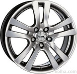 Aluminijasto platišče 5x112 ET38 7,0x16 RIAL COMO srebrna 70,1